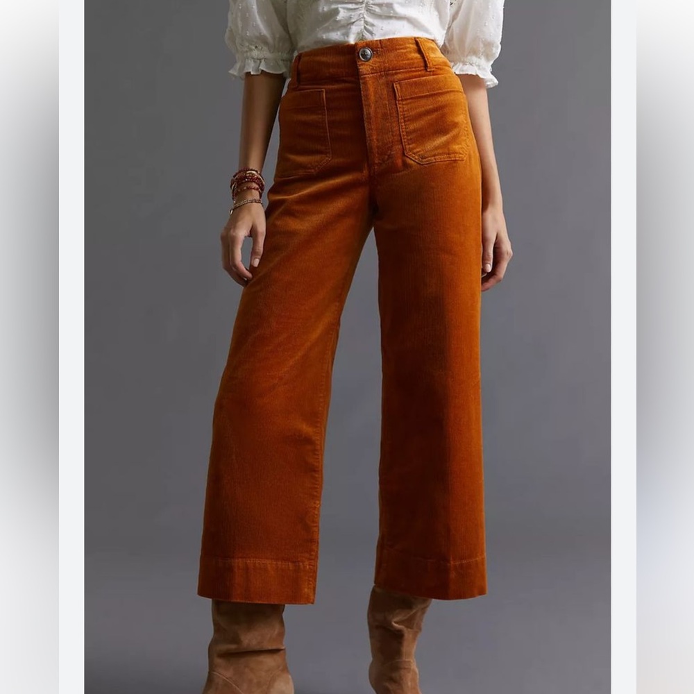 Maeve petite cropped Corduroy colette pants